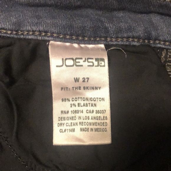 Joe's JEANS Size 27 Medium Wash Skinny Jeans - Picture 6 of 10